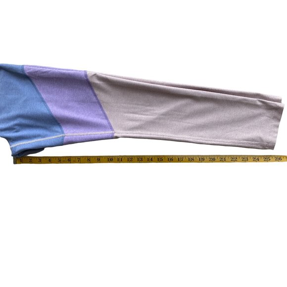 Outdoor Voices Springs 7/8 Leggings Pastel Colored Blocking Pattern Size Medium - Picture 8 of 10